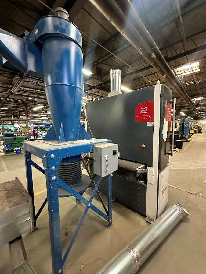 Used 2018 - 52" Timesaver Model 2211-45-0 Single Head Graining/Grinding Machine