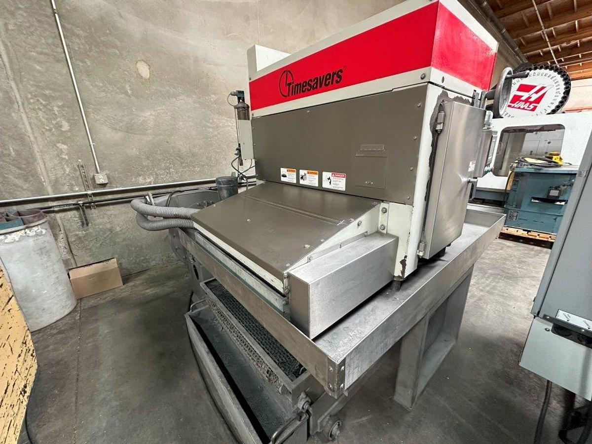 Used 37" Timesaver 137-HDMW Wet Grinding/Graining Machine 