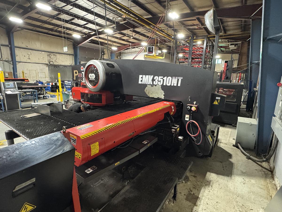 Used 2005 - 33 Ton Amada EMK-3610NT Servo Driven CNC Turret Punch