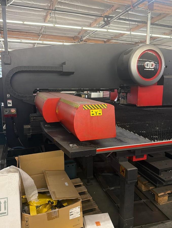 Used 2009 - 22 Ton Amada EM-2510NT Servo Driven Turret Punch