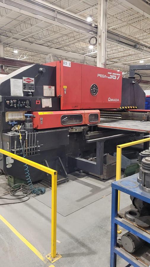 Used 1991 - 33 Ton Amada Pega 367 CNC Turret Punch