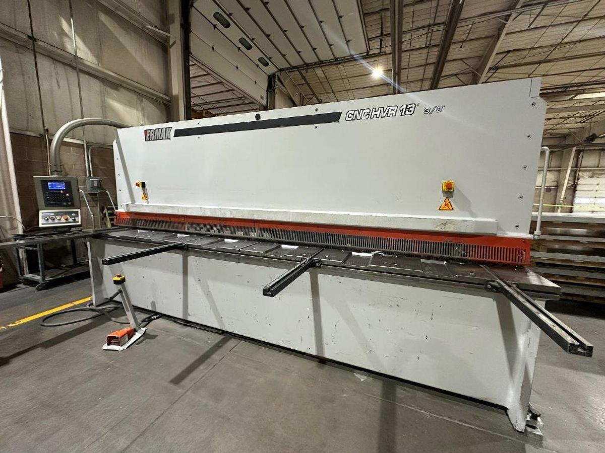 Used 2008 - 3/8" x 13' Ermak CNC Hydraulic Shear