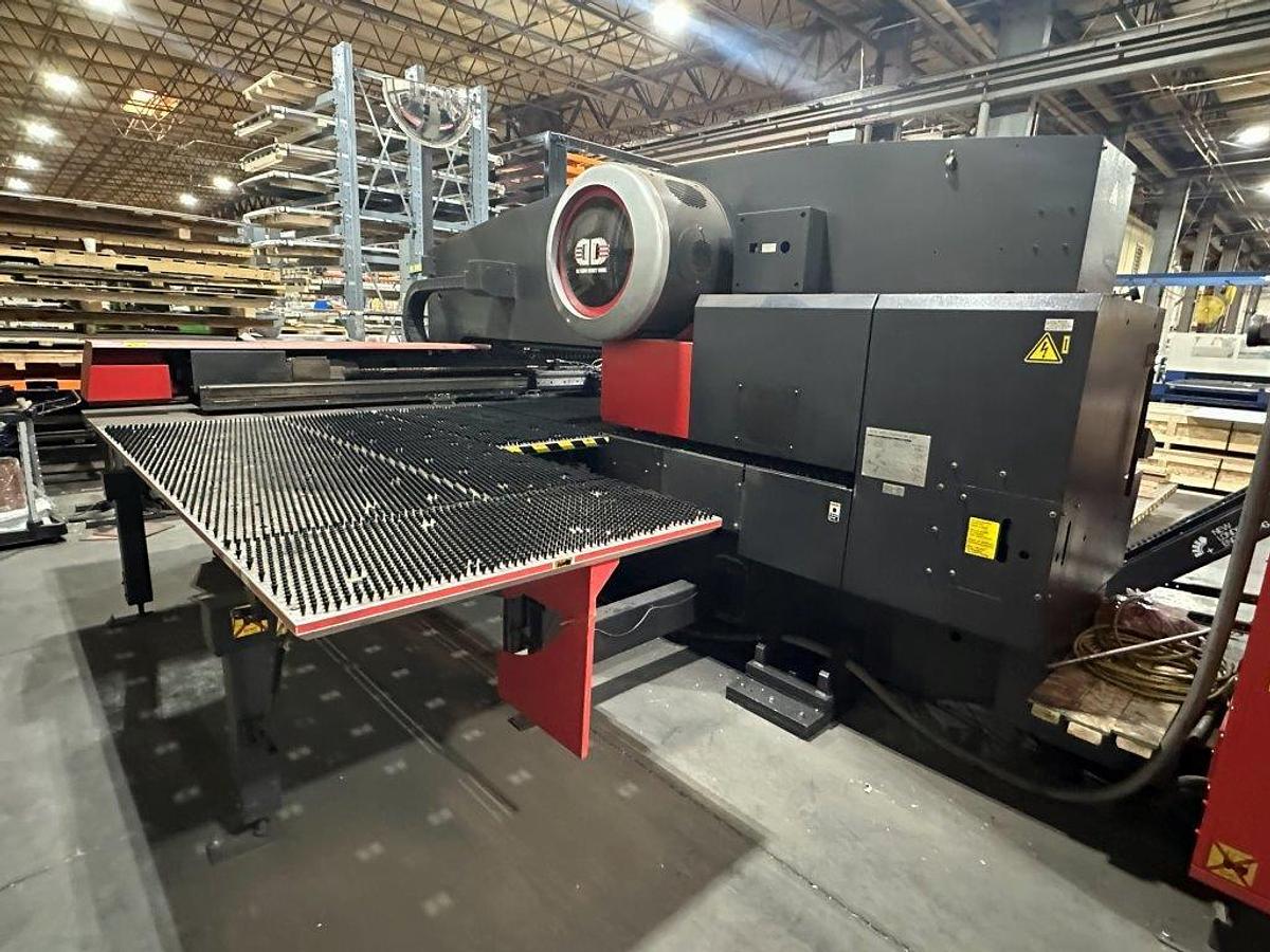 Used 2006 - 22 Ton Amada EM-2510NT Servo Driven Turret Punch