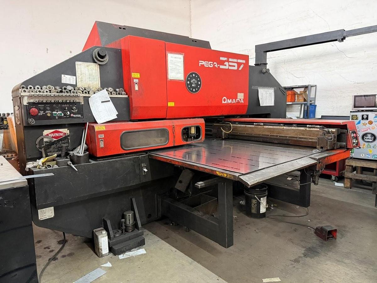 Used 1989 - 33 Ton Amada Pega 357 CNC Turret Punch