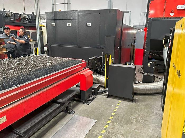 Used 2015 - 2000 Watt Amada ENSIS 3015-AJ Fiber Laser