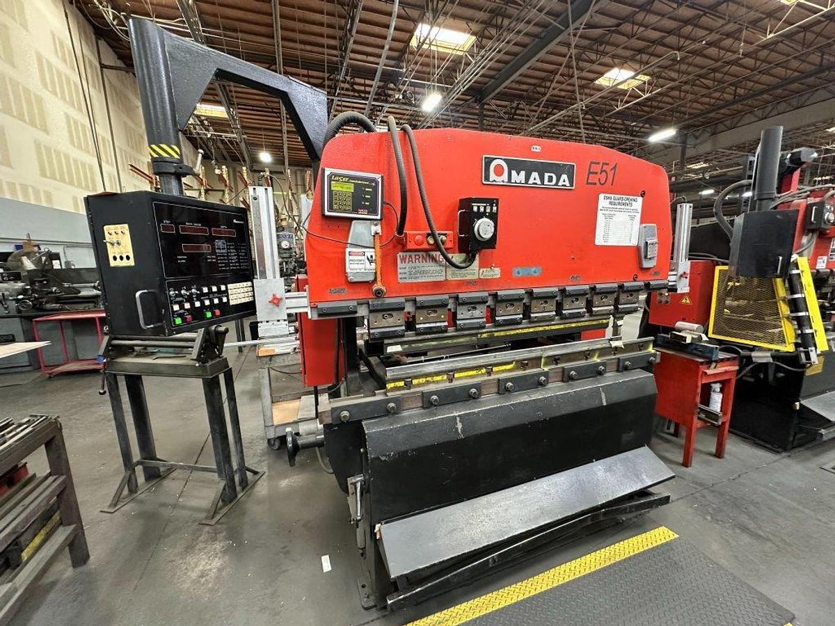 Used 1984 - 88 Ton Amada RG-80S CNC Press Brake