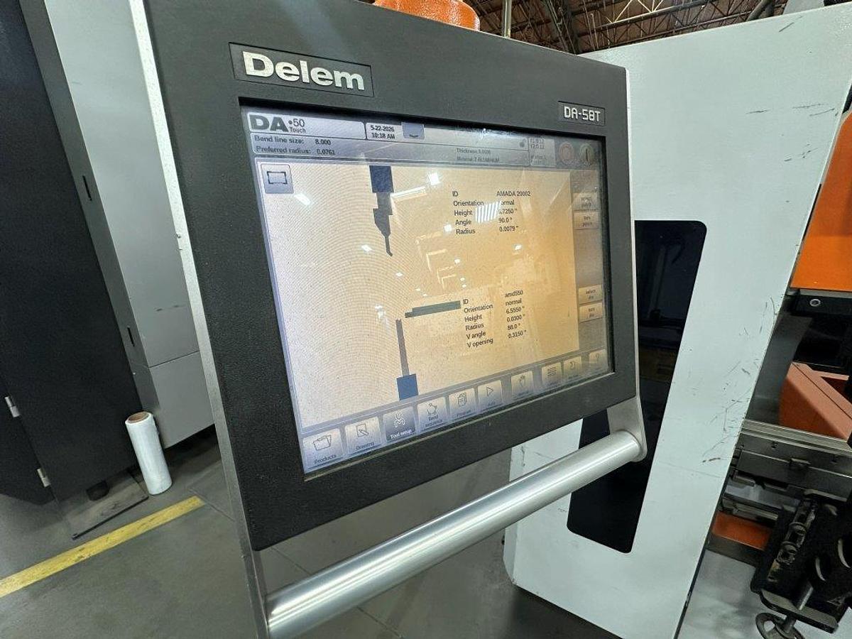 Used 110 Ton x 8.5' Ermak Power Bend Falcon CNC Press Brake
