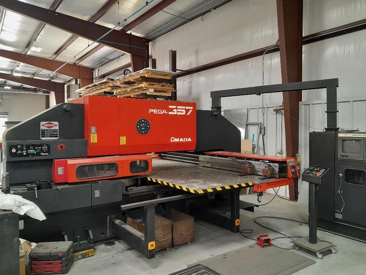 Used 1999 - 33 Ton Amada Pega 357 CNC Turret punch