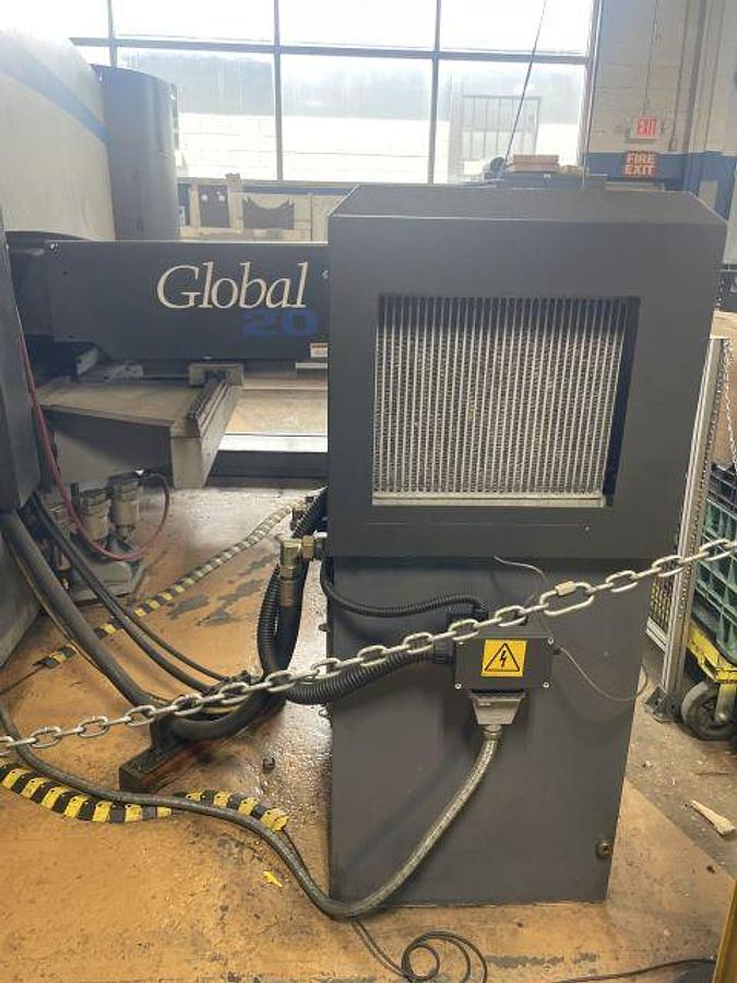 Used SET OF 2 - 2004 & 2002 - 20 Ton LVD Strippit Global 20/1215 CNC Turret Punch
