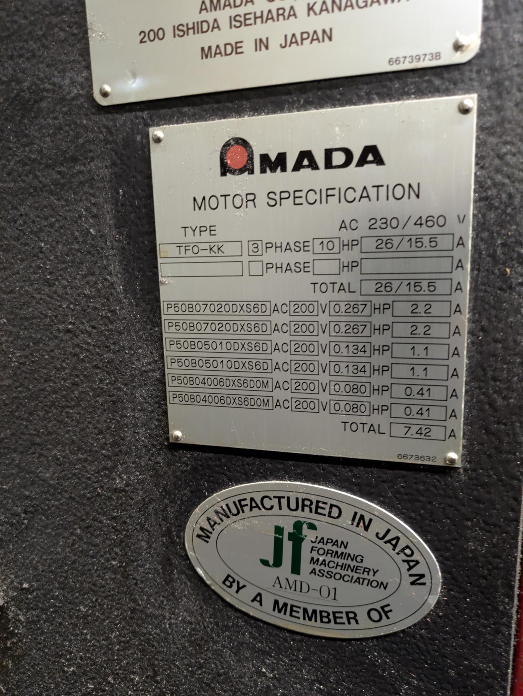 Used 2004 - 88 Ton Amada FBD-8025NT CNC Press Brake