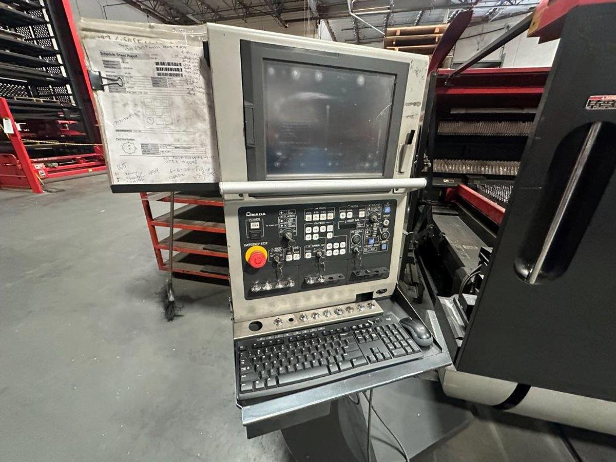 Used 2008 - 4000 Watt Amada LC3015F1-NT CNC CO2 Laser