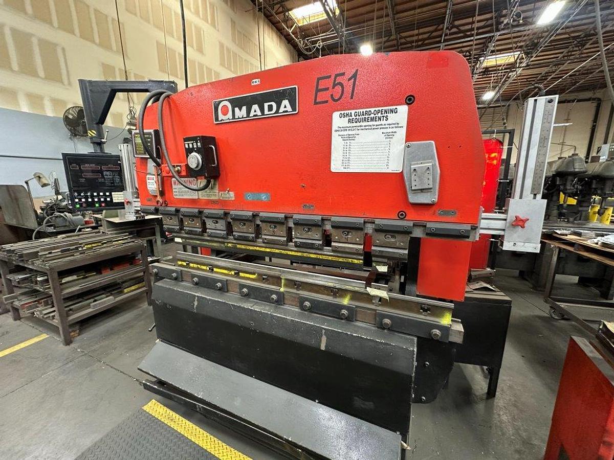 Used 1984 - 88 Ton Amada RG-80S CNC Press Brake