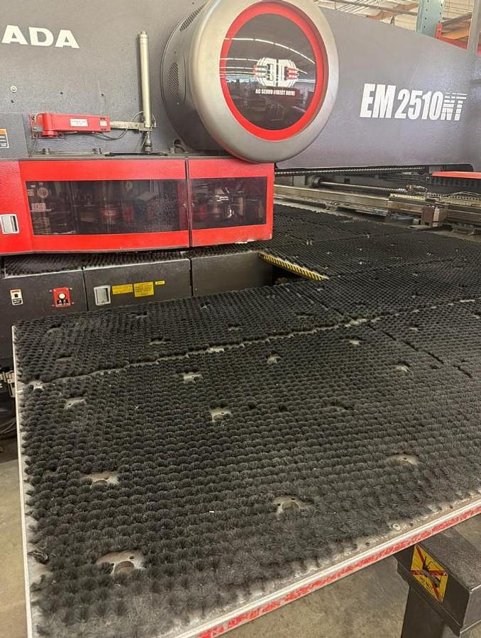 Used 2009 - 22 Ton Amada EM-2510NT Servo Driven Turret Punch