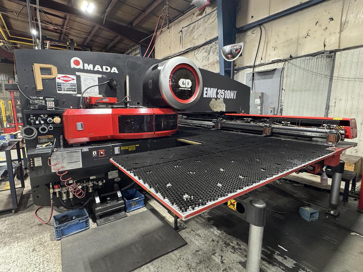 Used 2005 - 33 Ton Amada EMK-3610NT Servo Driven CNC Turret Punch