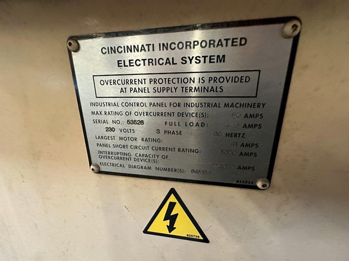 Used 2009 - 175 Ton x 10' Cincinnati Model 175PF Proform CNC Press Brake