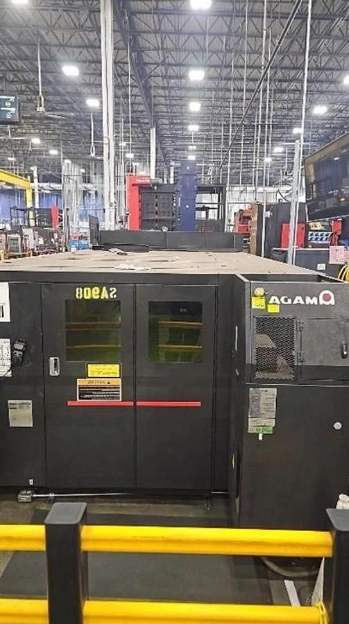 Used 2016 - 2,000 Watt Amada LCG-3015AJ CNC Fiber Laser