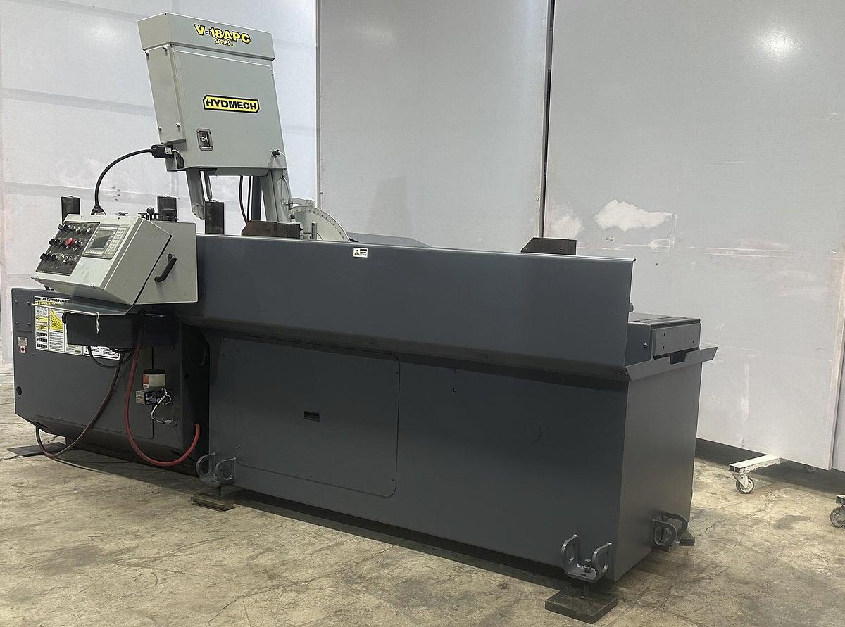 Used 2014 - Hyd-Mech V-18APC Series II automatic Vertical Bandsaw