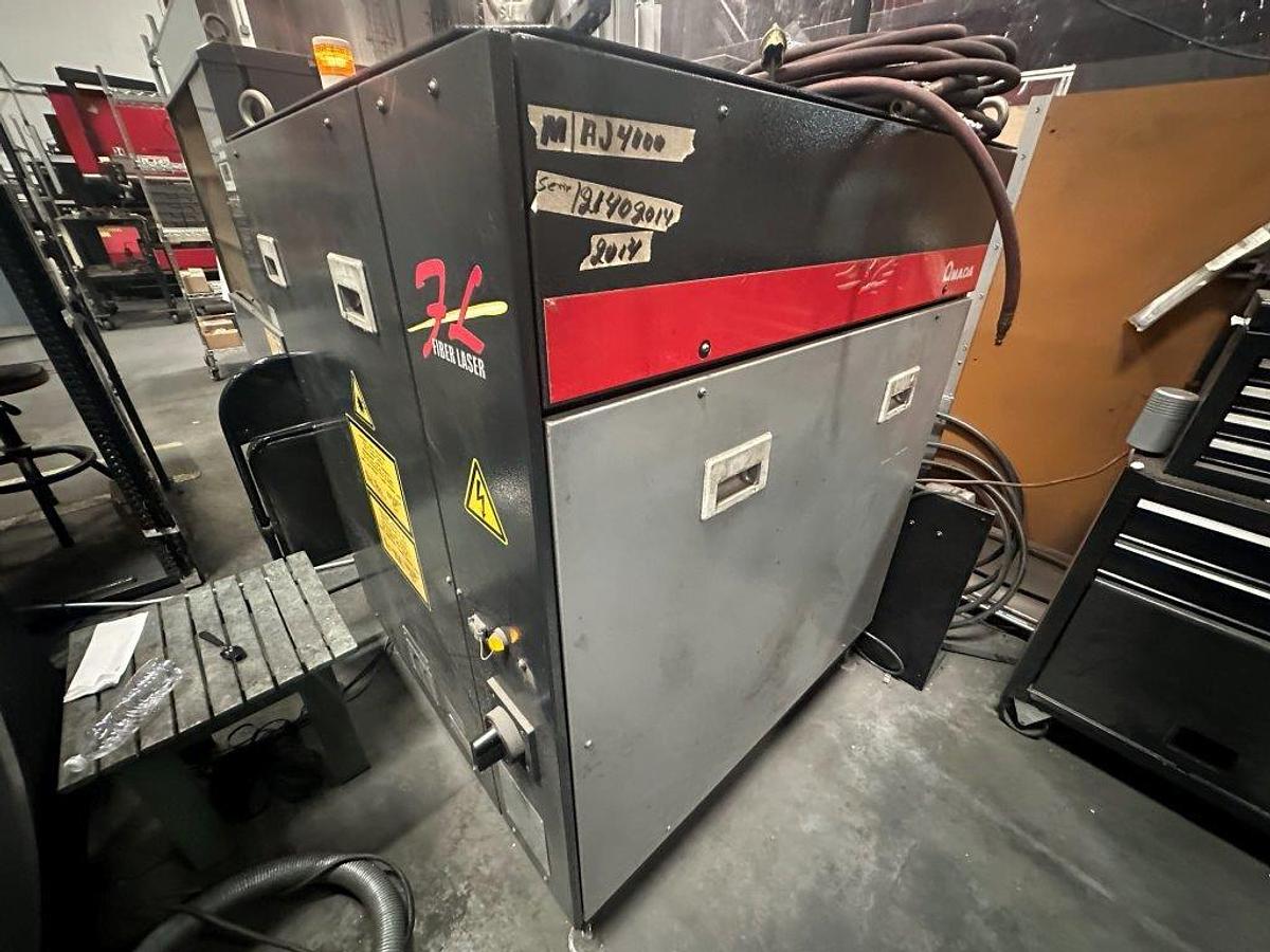Used 2014 - 4000 Watt Amada FOL-3015AJ CNC Fiber Laser w/ Automation