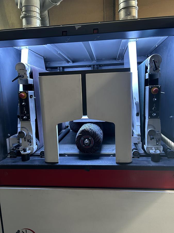 Used 2021 - 43" Timesaver 32 Series Deburring, Edge Rounding, Finishing Machine