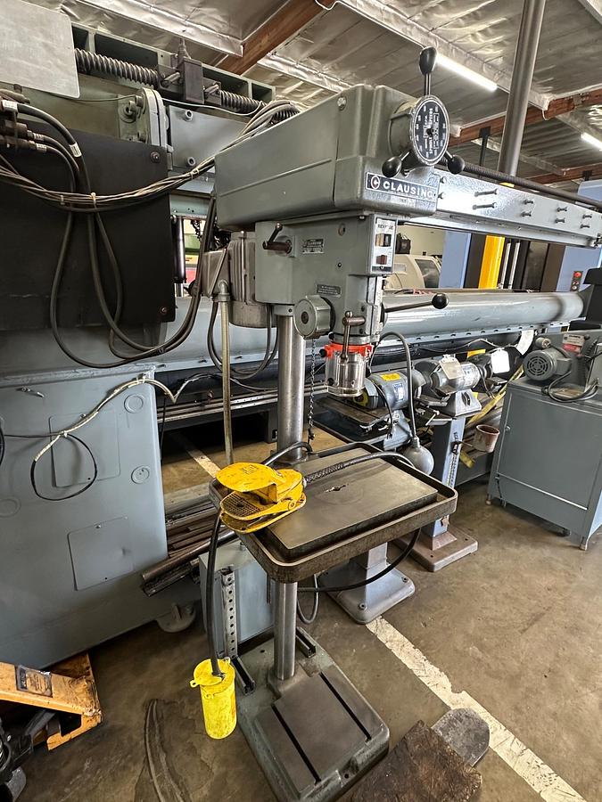 Used Clausing 15" Single Spindle Floor Type Drill Press