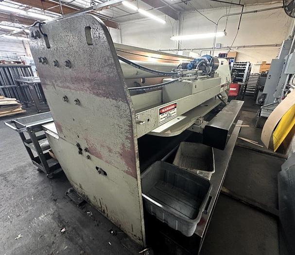 Used 1991 - 10 ga. x 8' Accurshear Hydraulic Squaring Shear