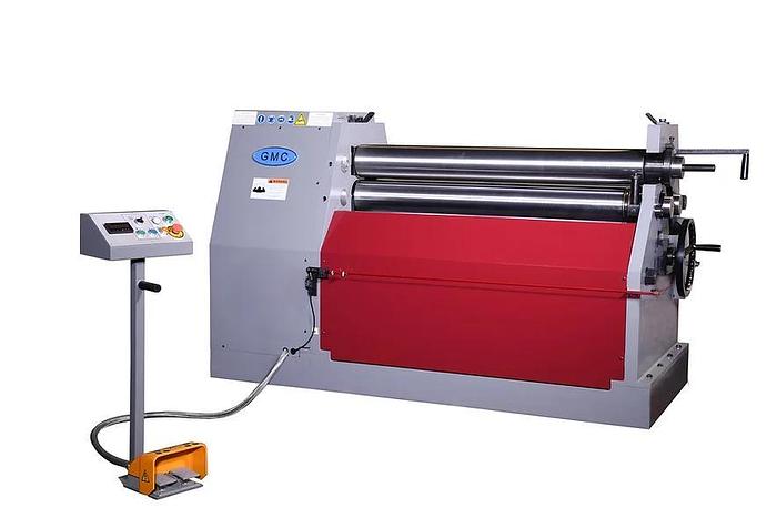 Used 1/4" x 4' GMC HBR-0425 3-Roll Hydraulic Plate Rolling Machine *NEW*