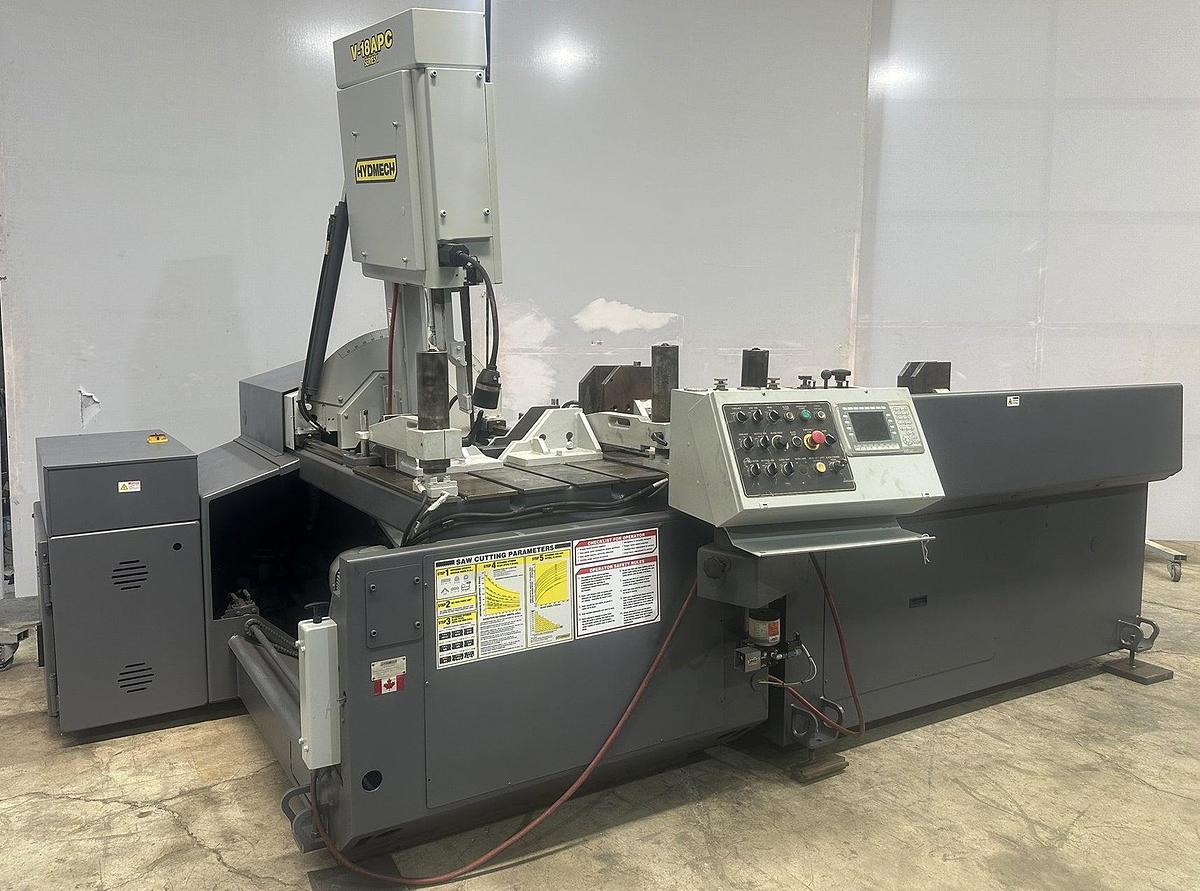 Used 2014 - Hyd-Mech V-18APC Series II automatic Vertical Bandsaw