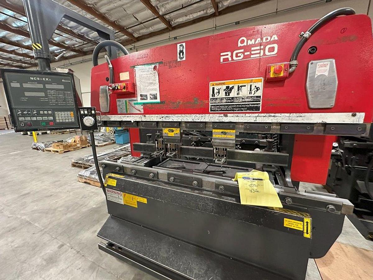 Used 1999- 55 Ton Amada RG-50 CNC Press Brake