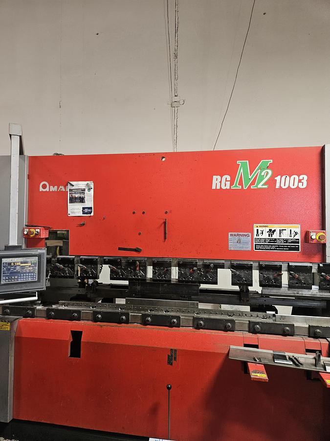 Used 2011 - 110 Ton Amada RGM2-1003 CNC Press Brake