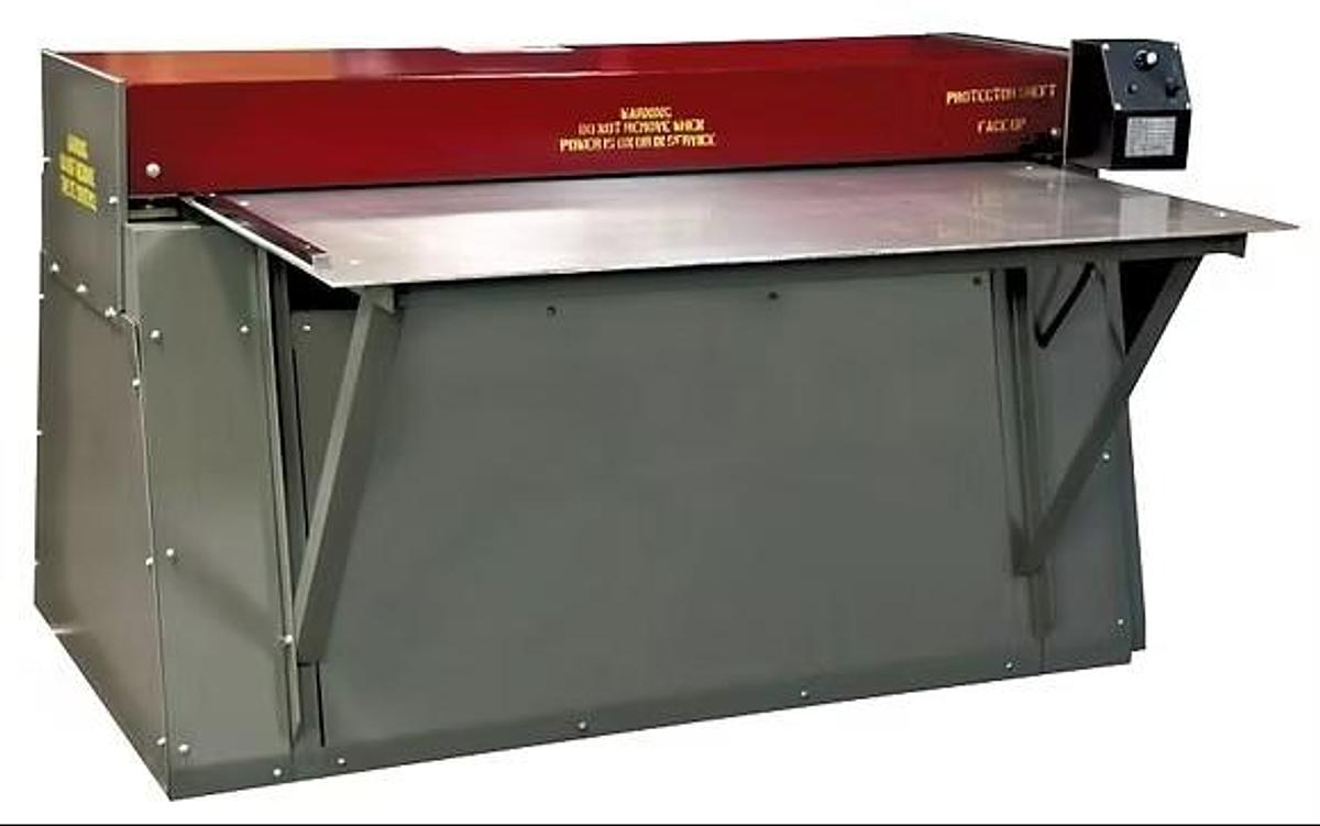 50" x 3 7/8" GMC DFM-20 Diamond Forming Machine