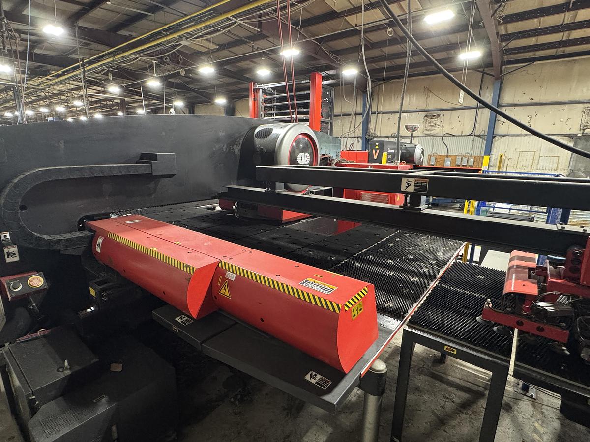 Used 2005 - 33 Ton Amada EMK-3610NT Servo Driven CNC Turret Punch