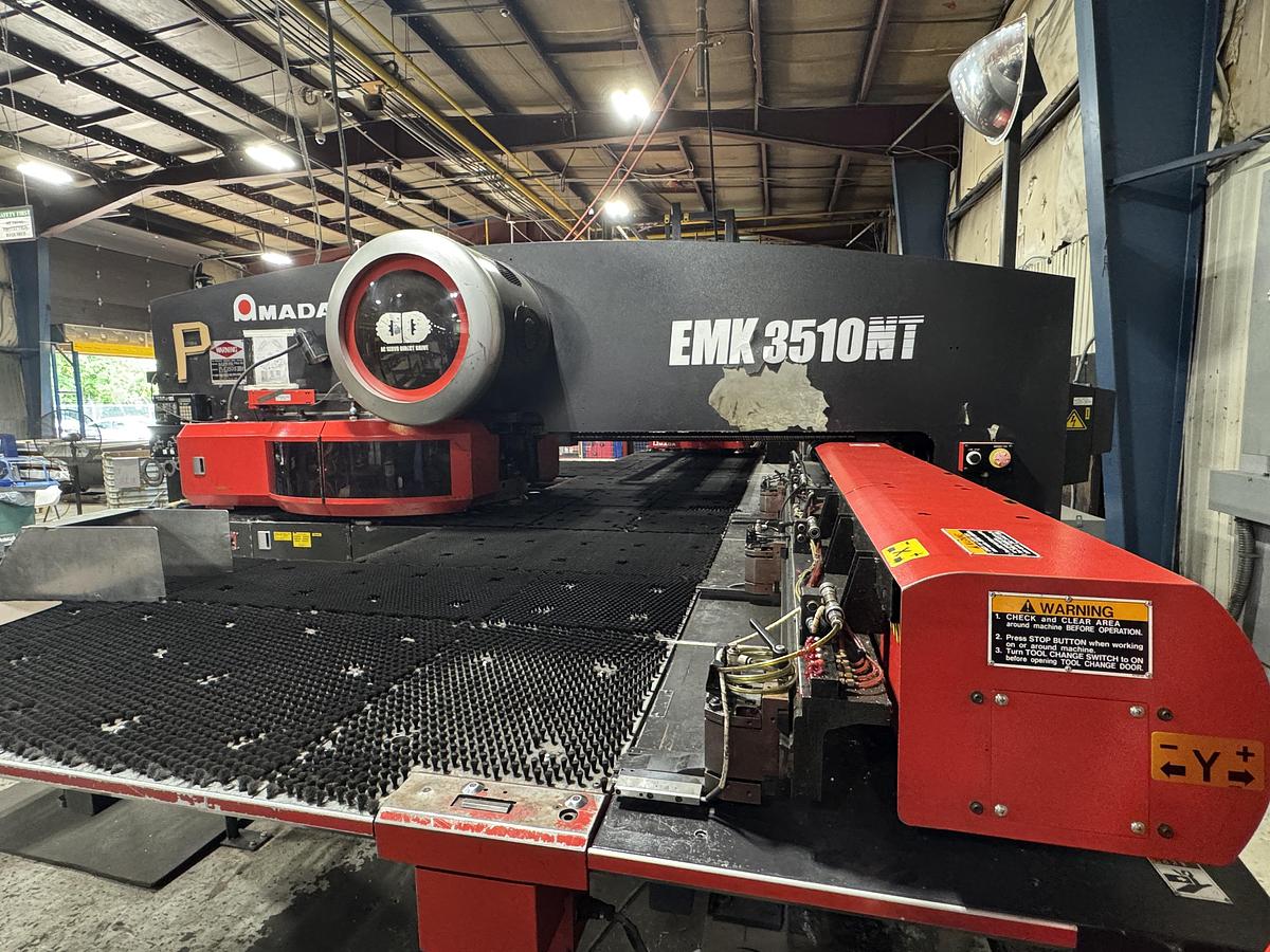 Used 2005 - 33 Ton Amada EMK-3610NT Servo Driven CNC Turret Punch