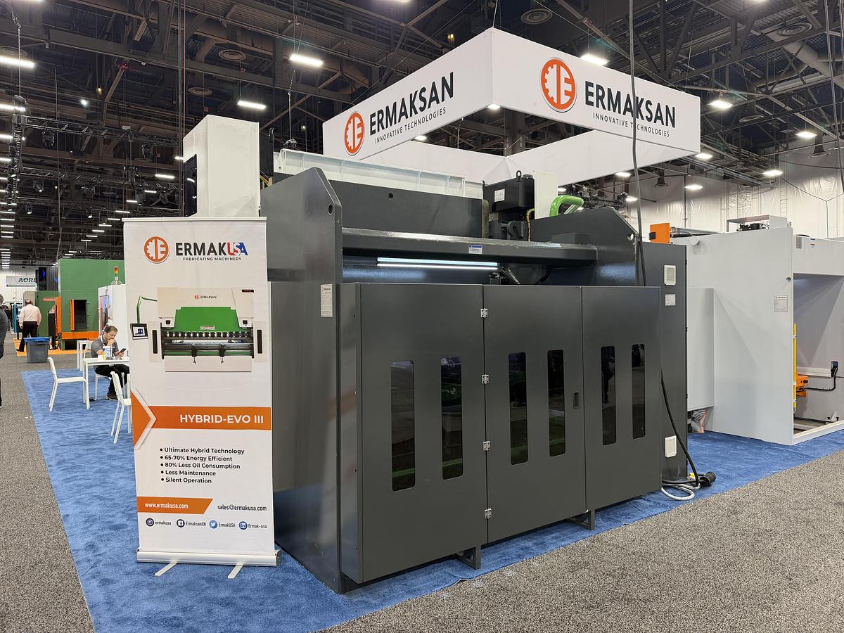 242 Ton x 12' Ermak EVO-3 CNC HYBRID Press Brake