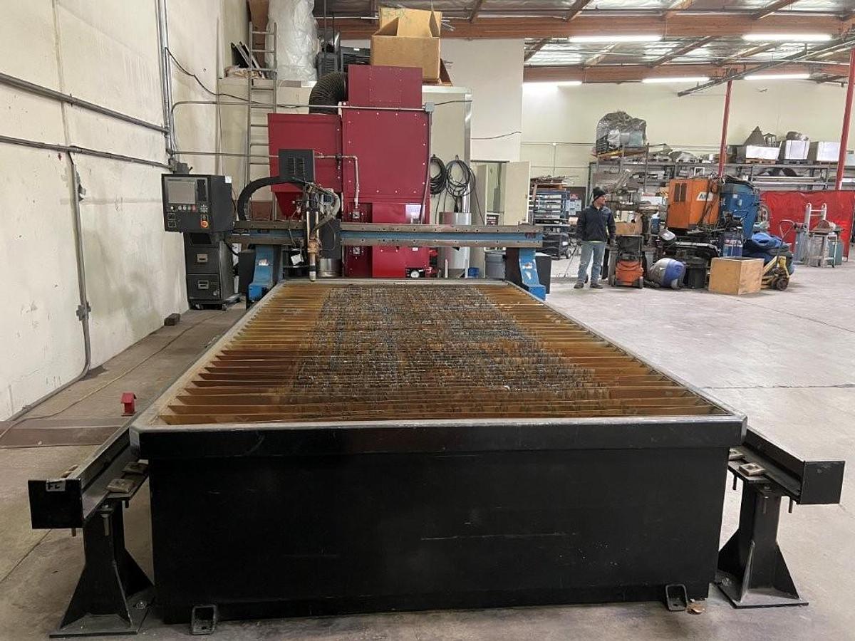 Used 2010 - 6' x 12' Cutting System Inc RAPTOR CNC High Def Plasma Cutting Machine