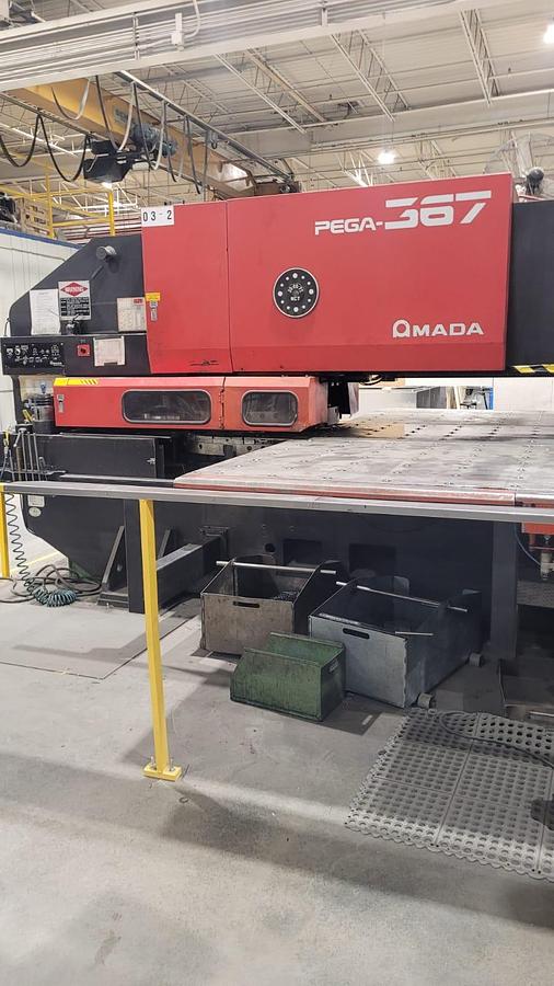Used 1991 - 33 Ton Amada Pega 367 CNC Turret Punch