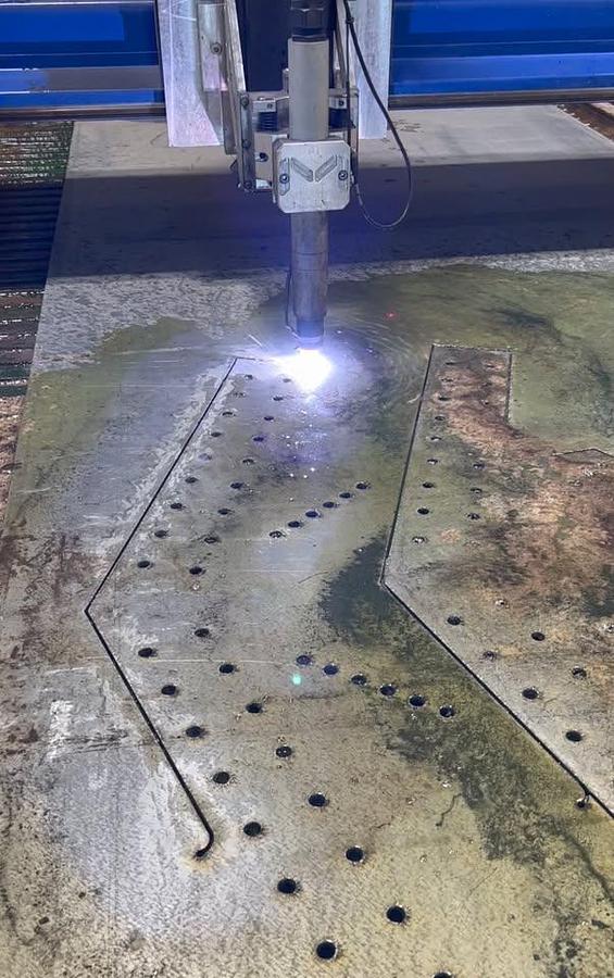 Used 2021 - 6" x 12" Machitech CNC Plasma Cutter