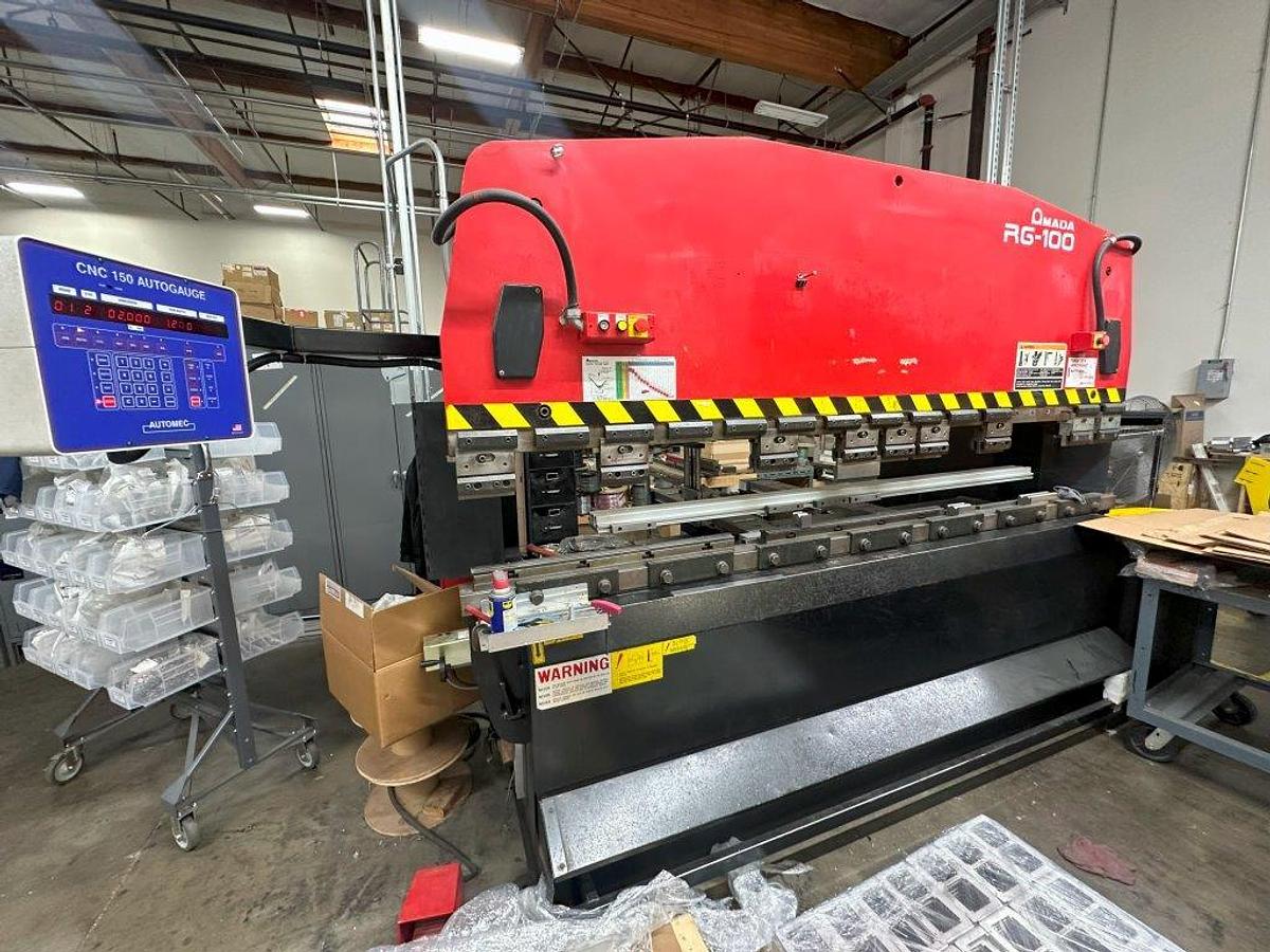 Used 2003 - 110 Ton Amada RG-100 CNC Press Brake