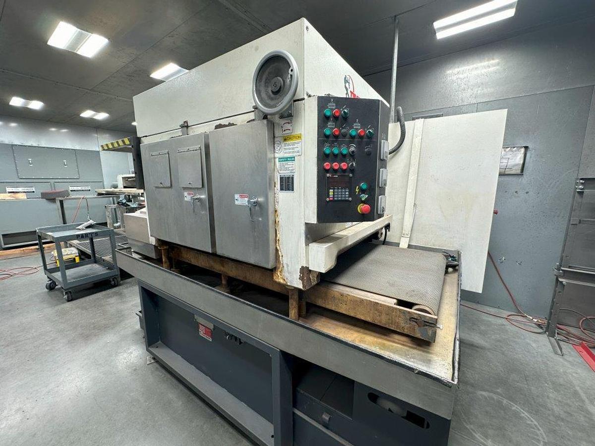 Used 37” Wet Timesaver Graining/Grinding Deburring Machine 