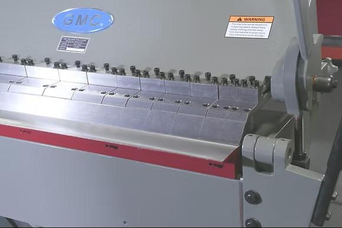 GMC BB-612-6HD 72" Manual Box & Pan Metal Finger Brake