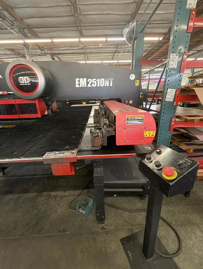 Used 2009 - 22 Ton Amada EM-2510NT Servo Driven Turret Punch