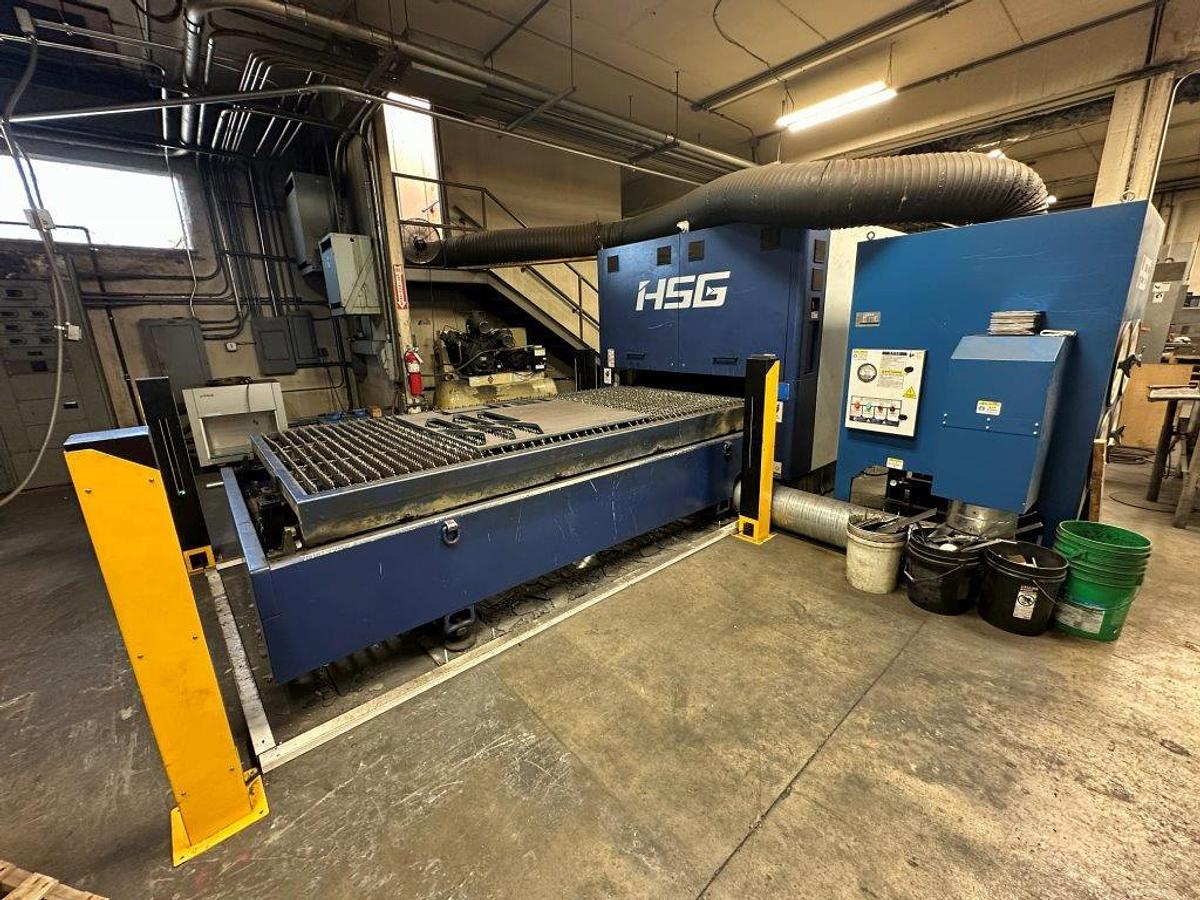 Used 2024 - 6,000 Watt HSG G3015X-6K Fiber Laser