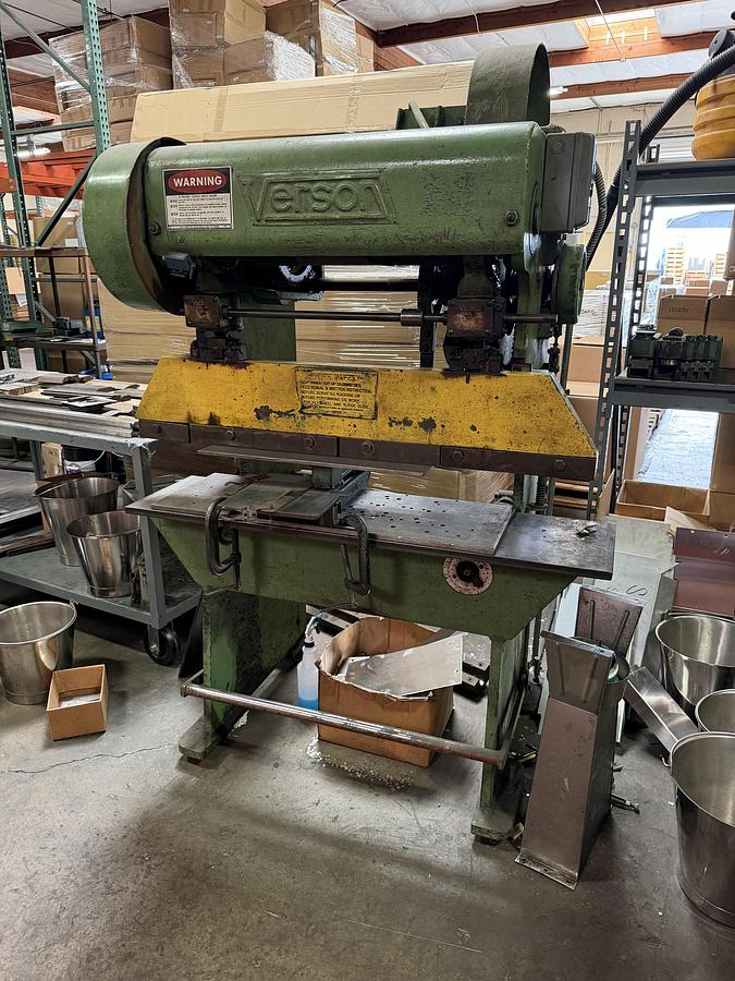 Used 25 Ton x 4' Verson Mechanical Press Brake