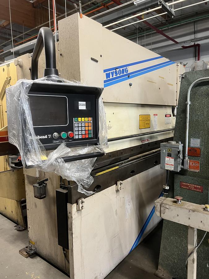 Used 60 Ton x 8' Wysong MTH60-96 CNC Hydraulic Press Brake