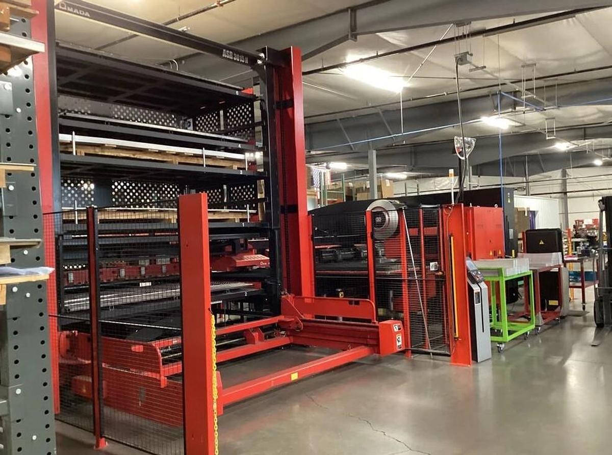 Used 2019 - 33 Ton Amada EMK-3612-MII Servo Driven Turret Punch