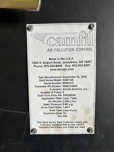 Used 2016 - 3500 Watt Amada LCG-3015 CNC CO2 Laser