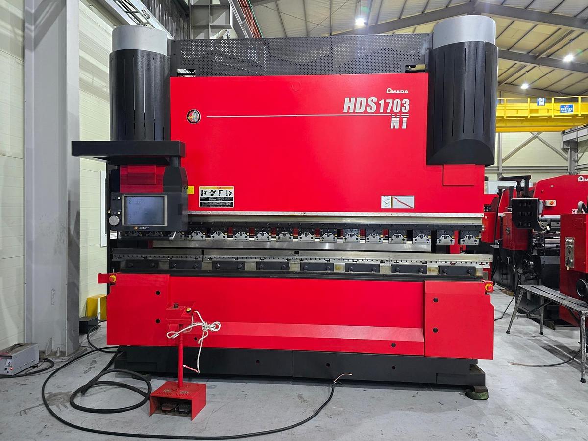 Used 2005 - 187 Ton Amada HDS-1703NT Hybrid Press Brake
