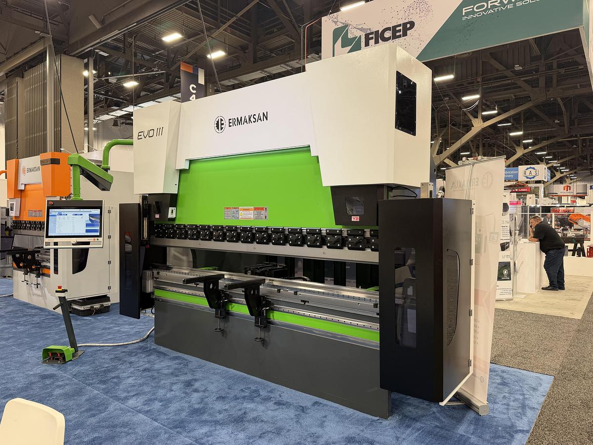 242 Ton x 12' Ermak EVO-3 CNC HYBRID Press Brake