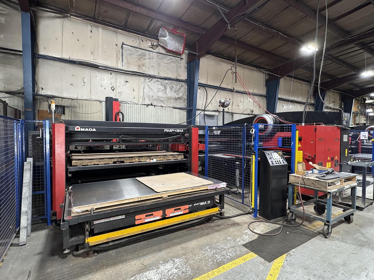 Used 2005 - 33 Ton Amada EMK-3610NT Servo Driven CNC Turret Punch