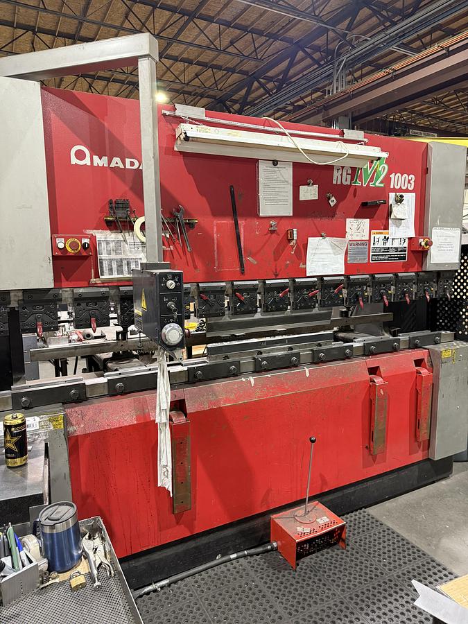 Used 2010 - 110 Ton Amada RGM2-1003 CNC Press Brake