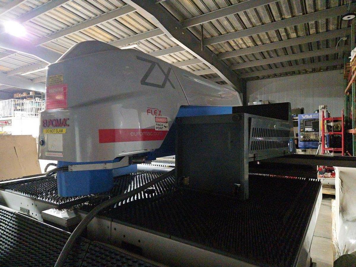 Used 2013 - 33 Ton Euromac ZX Flex CNC Single Station Punch